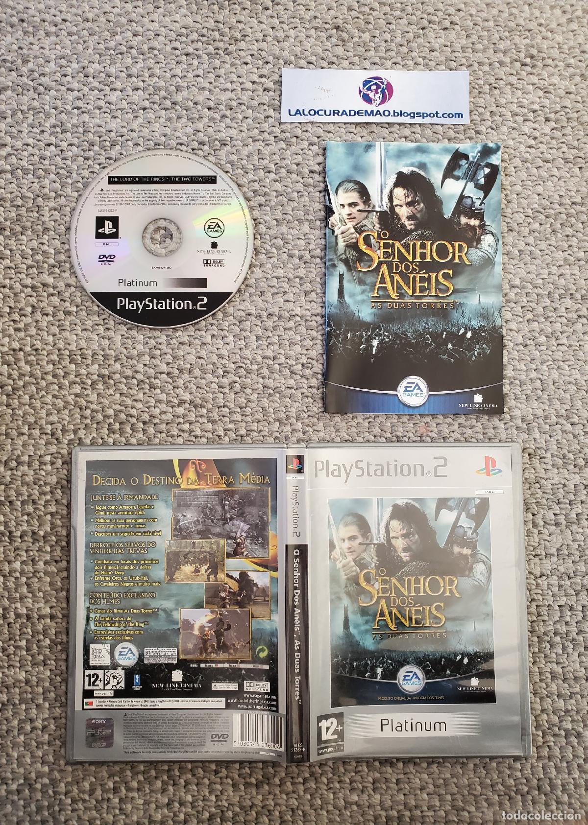Libros: PS2 PLAYSTATION SENOR ANILLOS 2 TORRES COMPLETO PORT PAL 2002 ORIGINAL PLATINUM