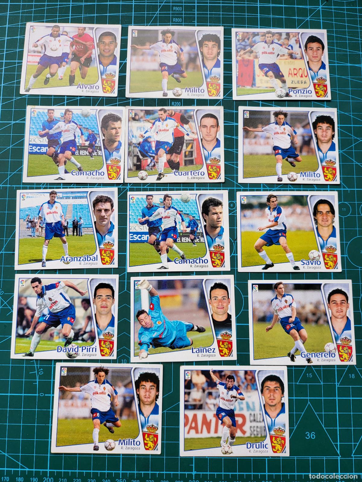 Libros: CROMOS ESTE REAL ZARAGOZA TEMPORADA 2004 05 LOTE NUEVOS SIN PEGAR STICK LIGA