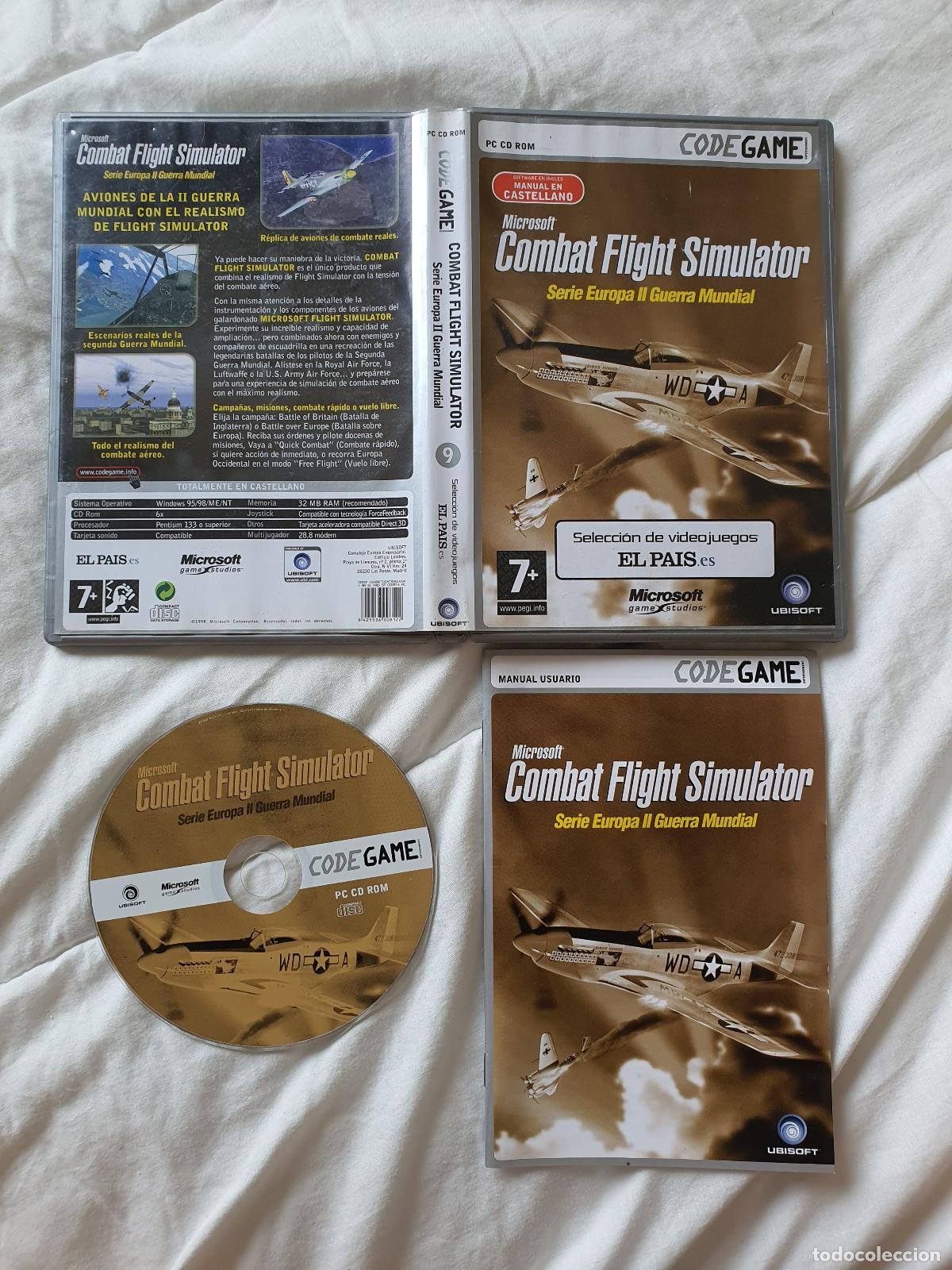 JUEGO PC COMBAT FLIGHT SIMULATOR - II GUERRA MUNDIAL - CODEGAME - UBISOFT