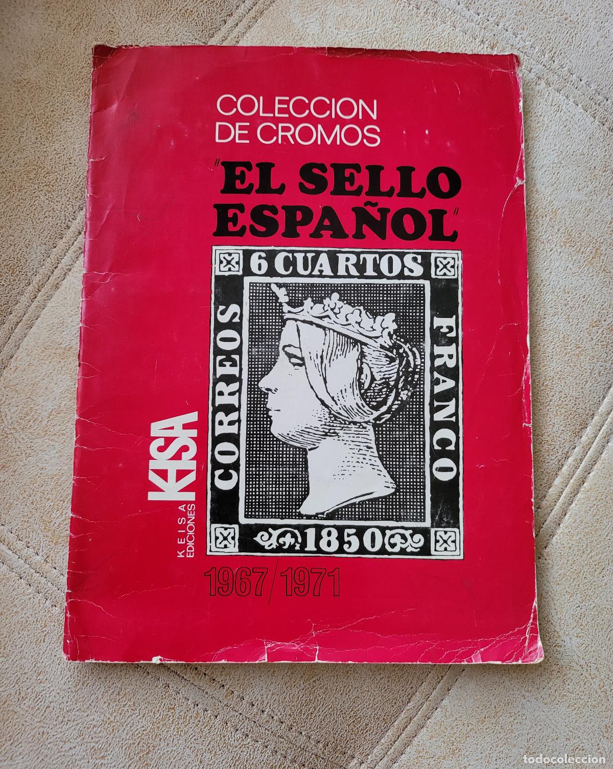 Libros: ALBUM SELLO ESPANOL EDICIONES KEISA BARCELONA 1967-1971-214 DE 322 BUEN ESTADO