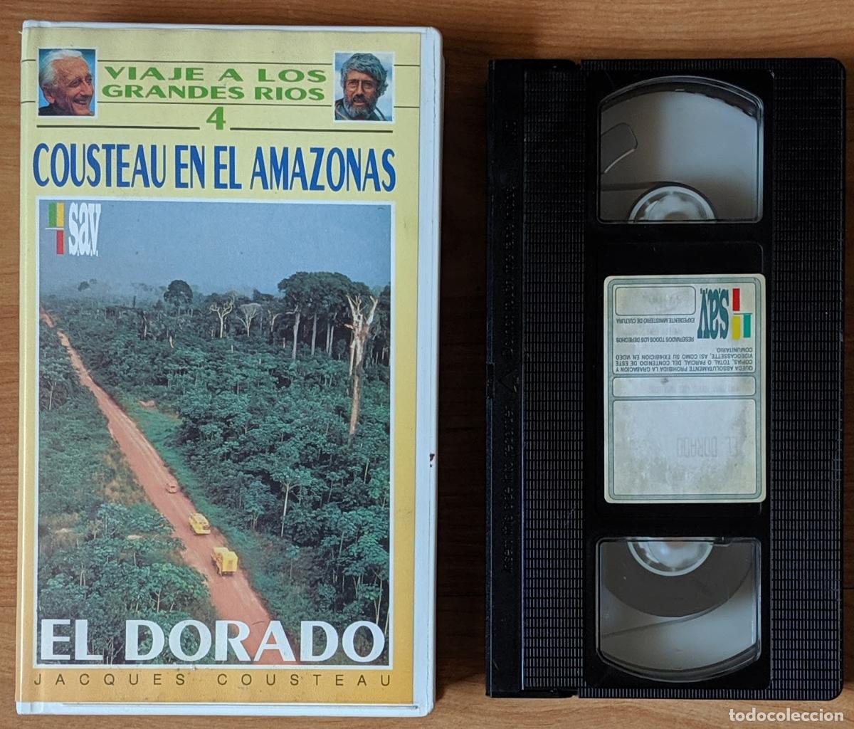 Libros: VHS COUSTEAU EN EL AMAZONAS - EL DORADO ANO 1997 60 - Foto 1