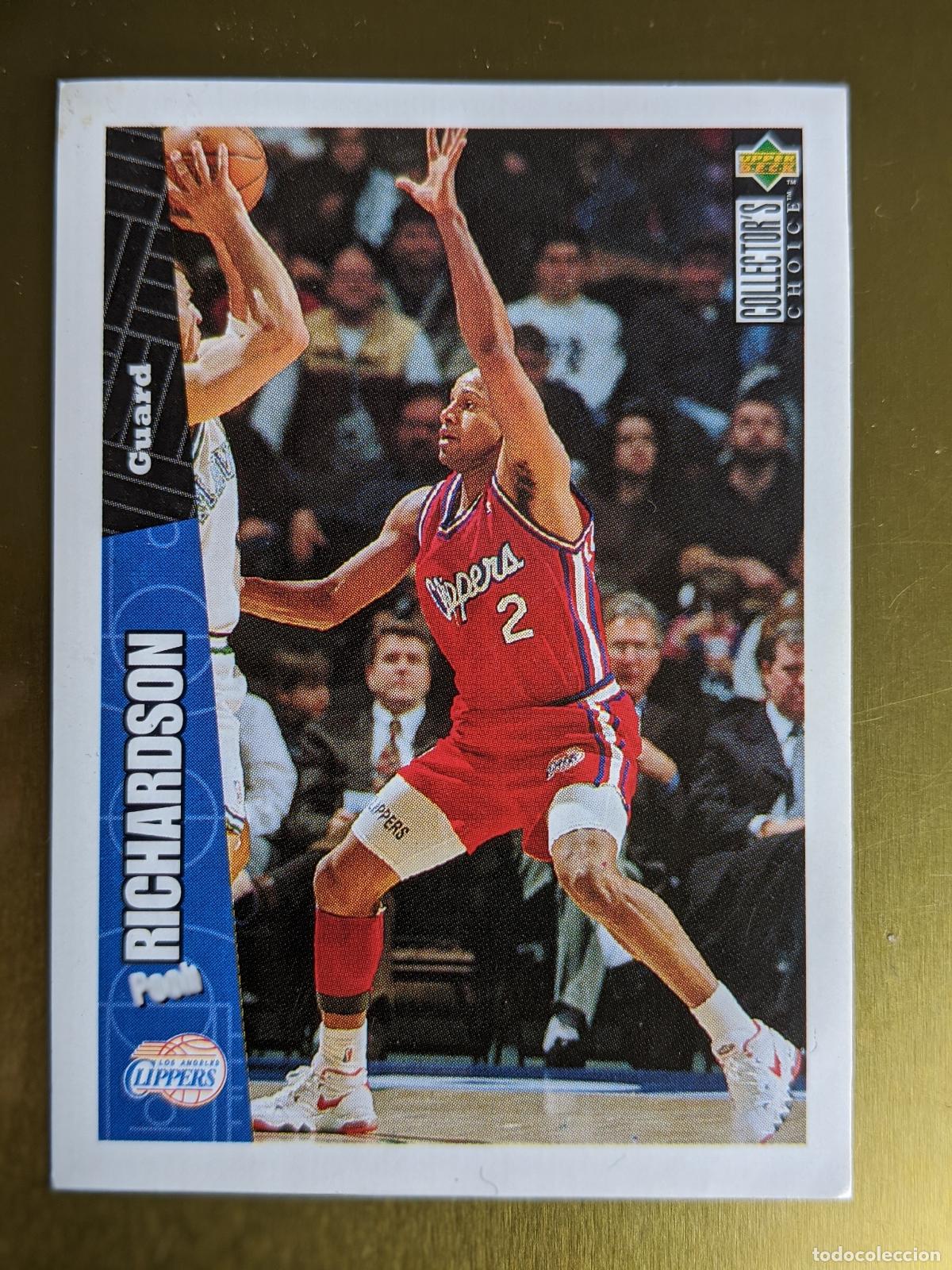Libros: CROMO BALONCESTO NBA BALONCESTO RICHARDSON NUMERO 14 ANO 1996 1997