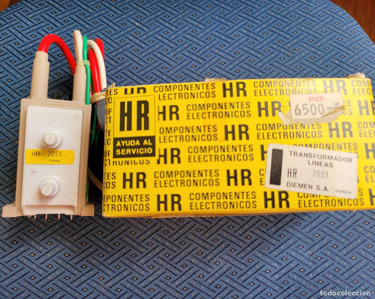 Livres: TRANSFORMADOR FLYBACK LINEAS CRT ALTA TENSION ESPANA HR 7023 NEW TELEVISION TV