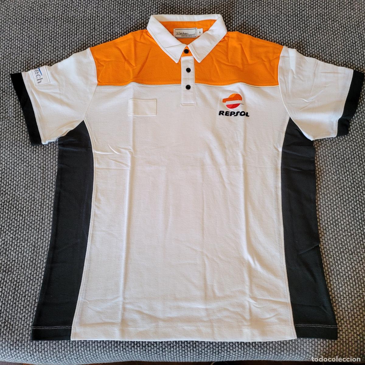 Livres: POLO REPSOL BLANCO TALLA G 80 ALGODON 20 POLIESTER NUEVO BRAND NEW