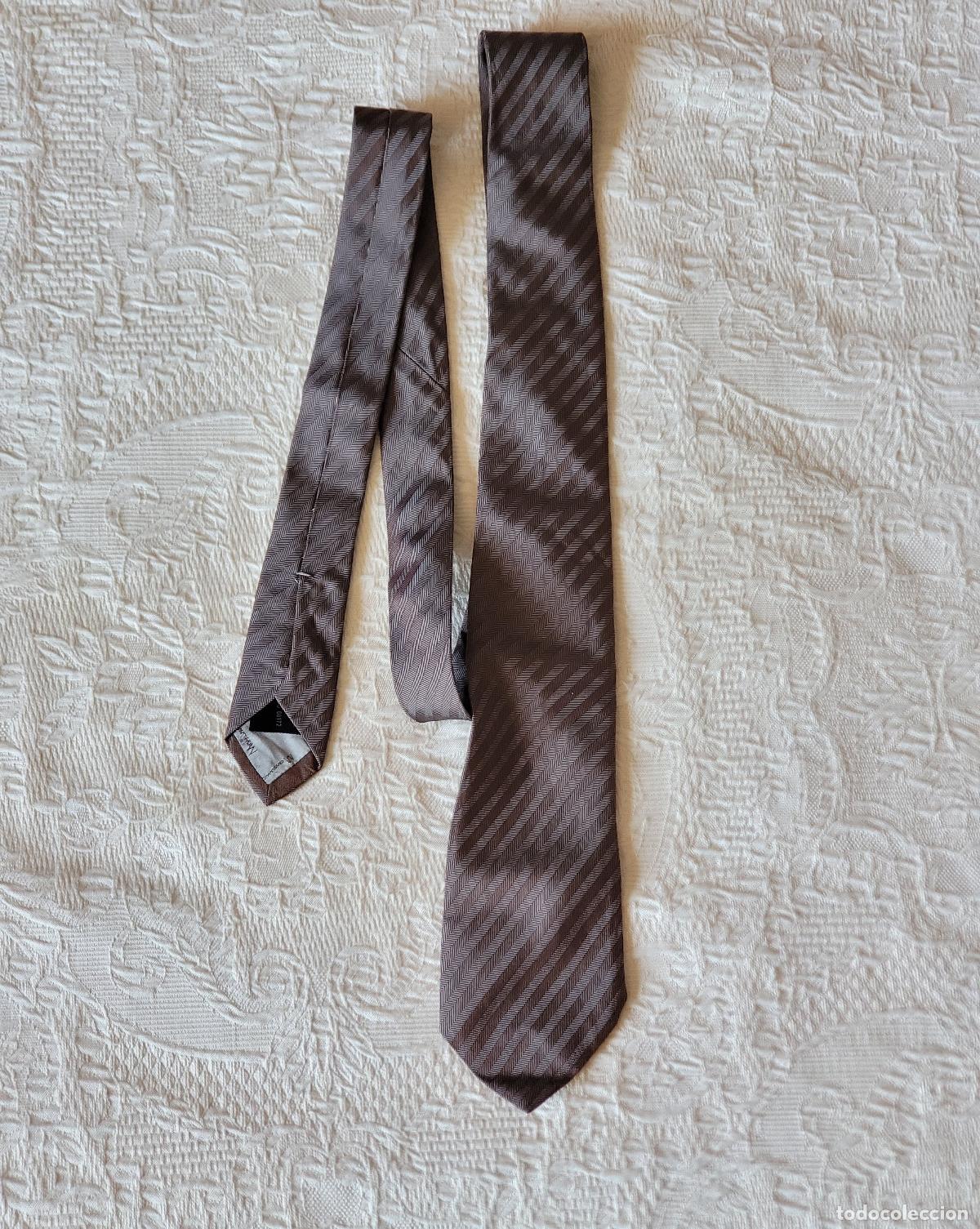 Libros: CORBATA MASSIMO DUTTI MARRON ORIGINAL 149 CM TRAJE BODA CAMISA TIE BROWN