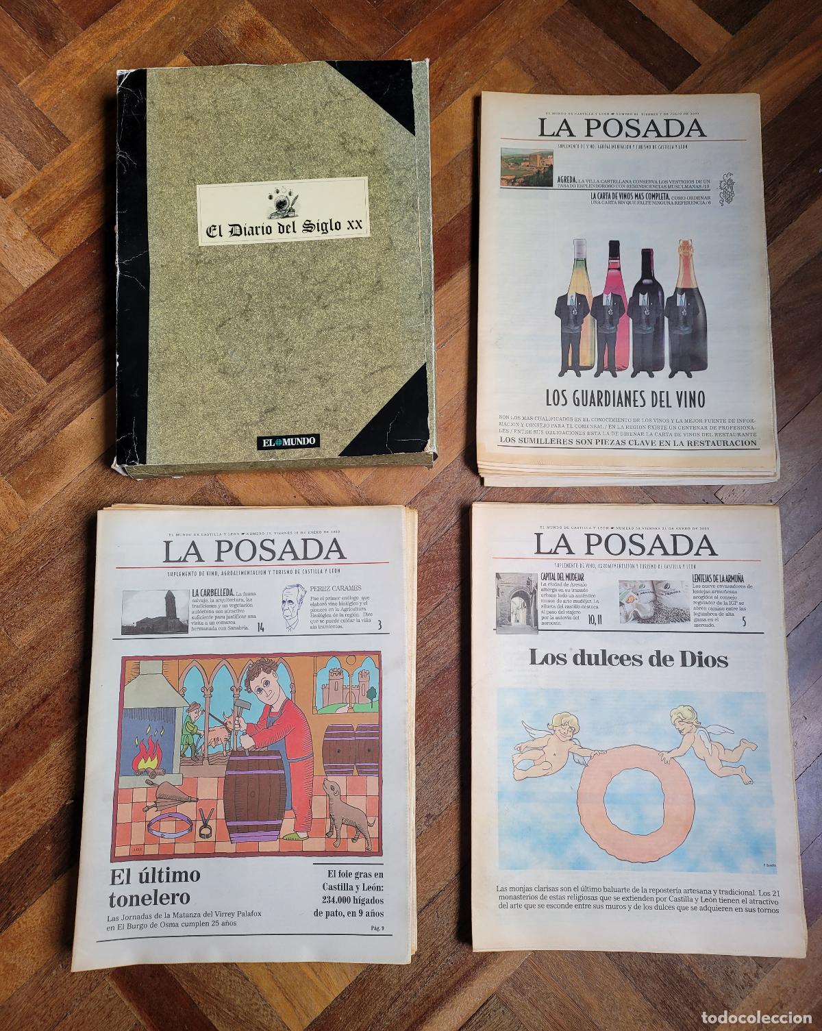 Livres: PERIODICO EL MUNDO LA POSADA VITICULTURA TURISMO CYL PAG - ED. - 2000 CASTELLANO