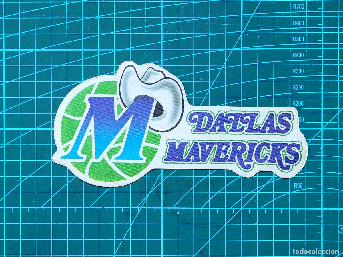 Libros: PEGATINA DALLAS MAVERICKS SUPERADHESIVO VINTAGE BASKET NBA SIN USO