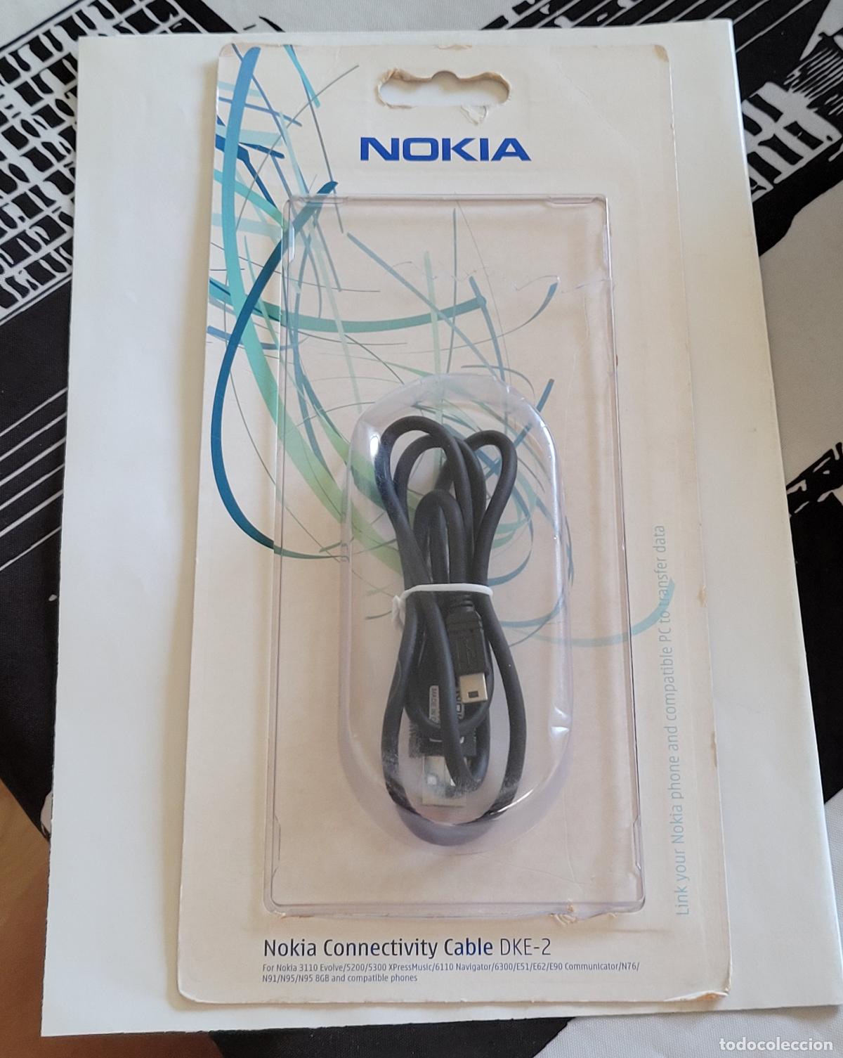 Libros: CABLE ORIGINAL NOKIA DKE-2 VERSION NEW BLISTER NUNCA USADO COVER - Foto 1