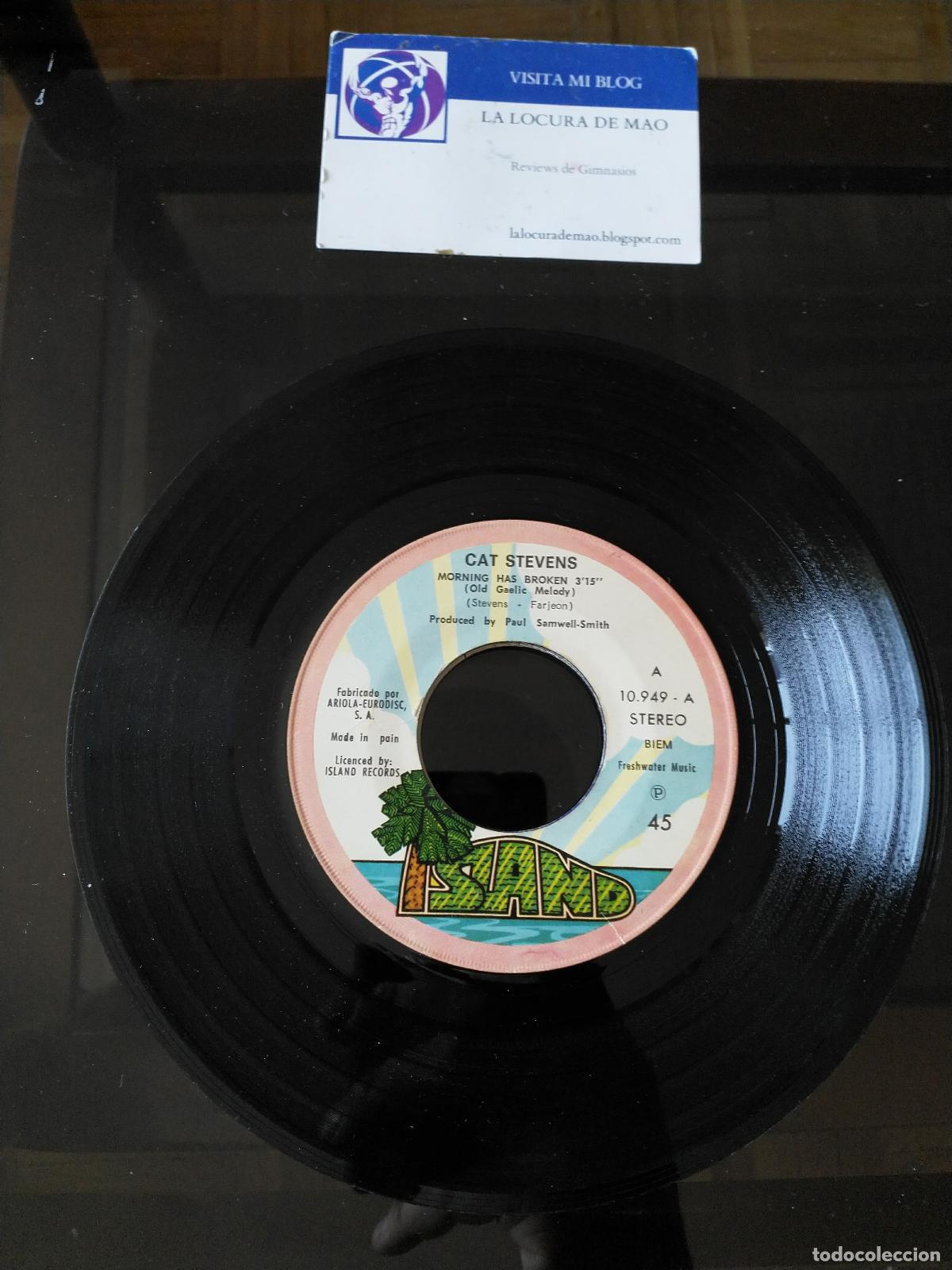 Libros: DISCO VINILO VYNIL - CAT STEVENS - MORNING HAS BROKEN - SIN CARATULA - Foto 1