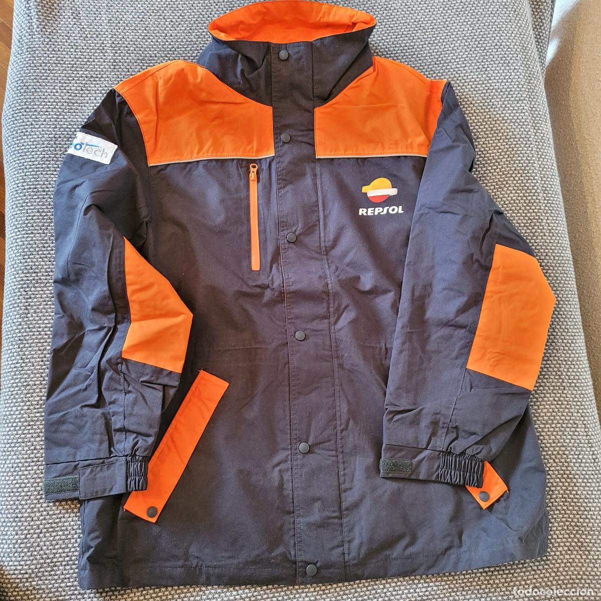 B&uuml;cher: ABRIGO REPSOL AZUL MARINO 70 ALGODON 30 POLIESTER BRAN NEW NUEVO TALLA G COAT
