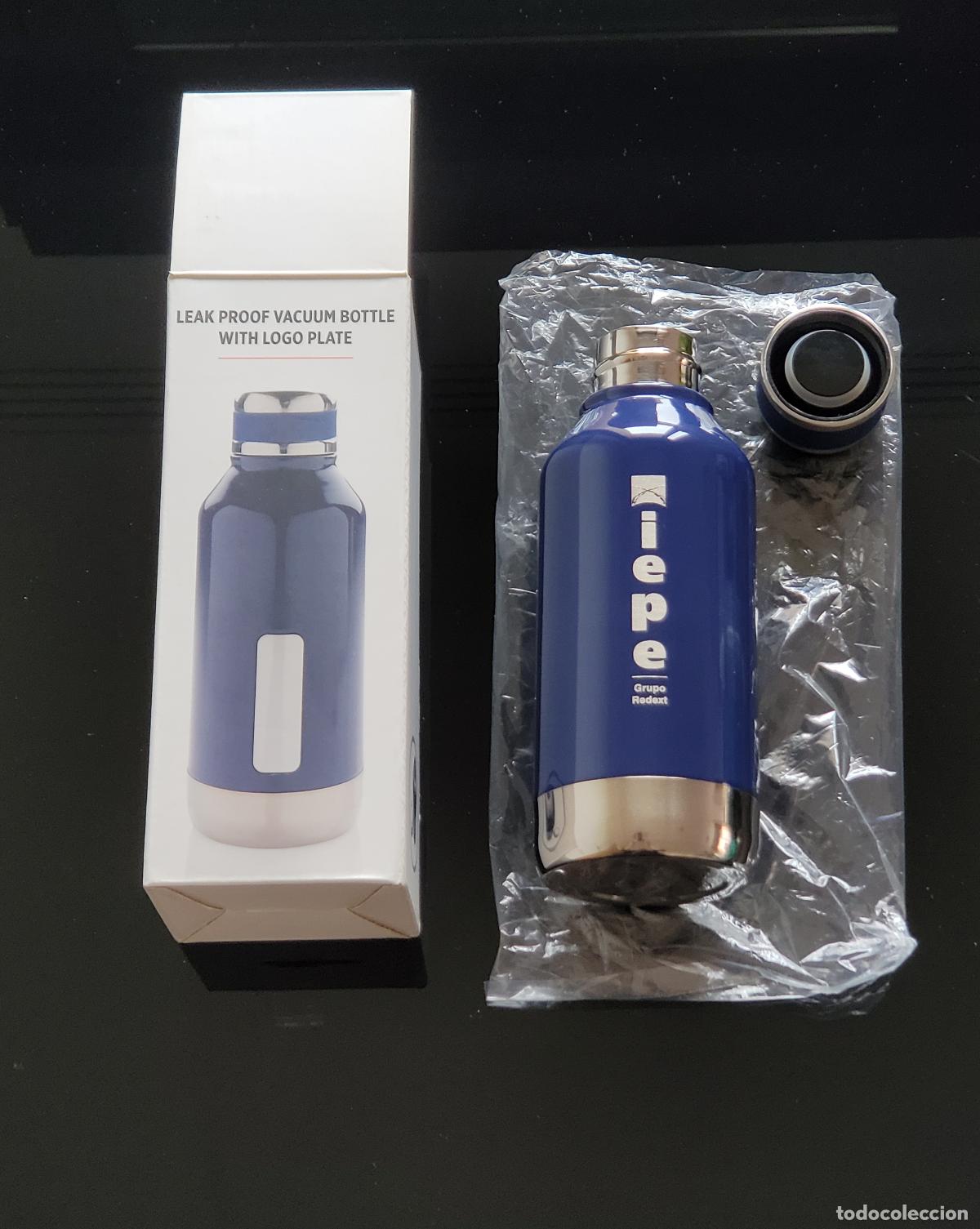 Libros: BOTELLA AGUA TERMO METAL AZUL CAJA BRAND NEW NUEVO SIN USO BLUE