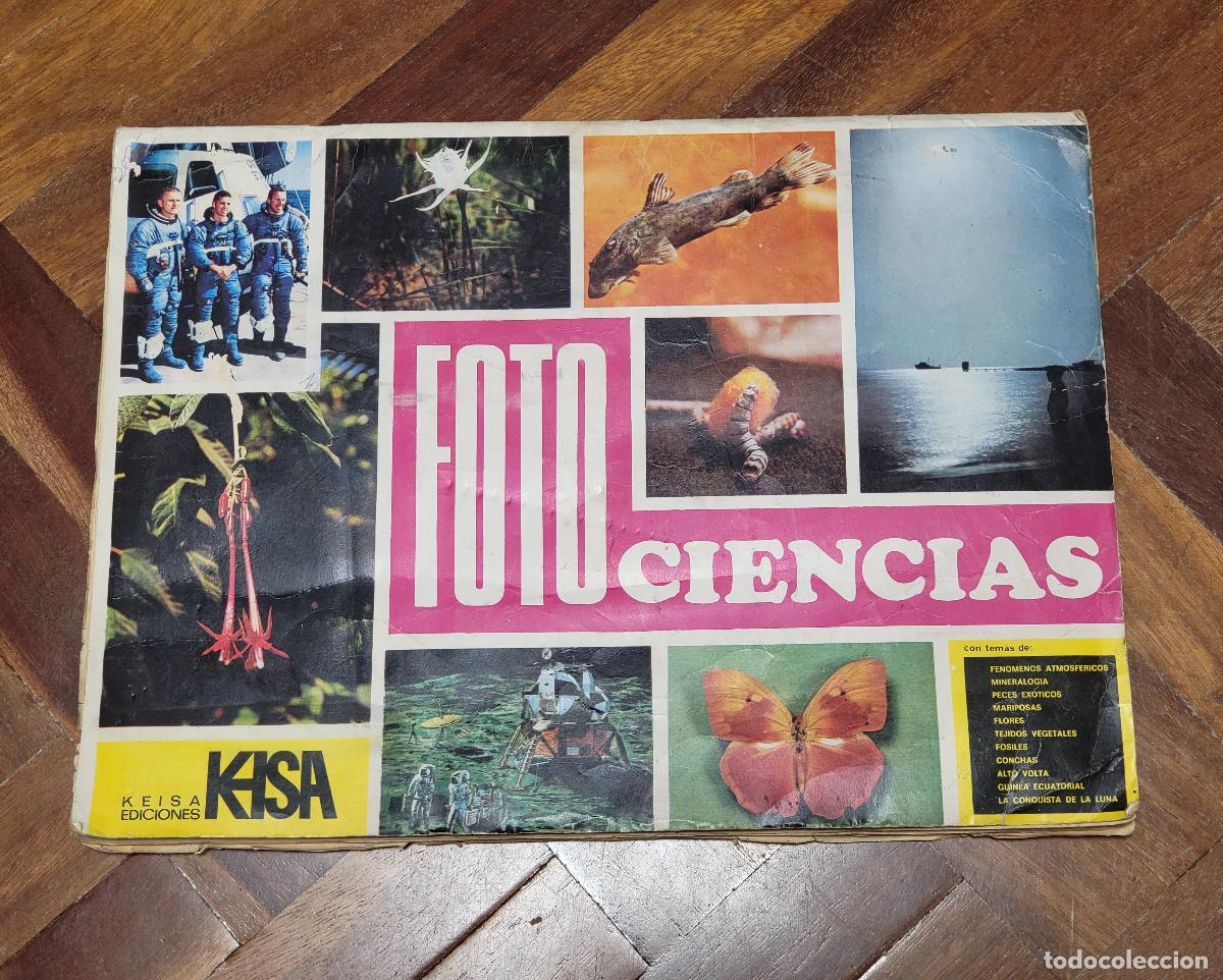 Livres: ALBUM CROMOS FOTO CIENCIAS ANO 1972 331 CROMOS DE 339 ANO 1972 EDICIONES KEISA