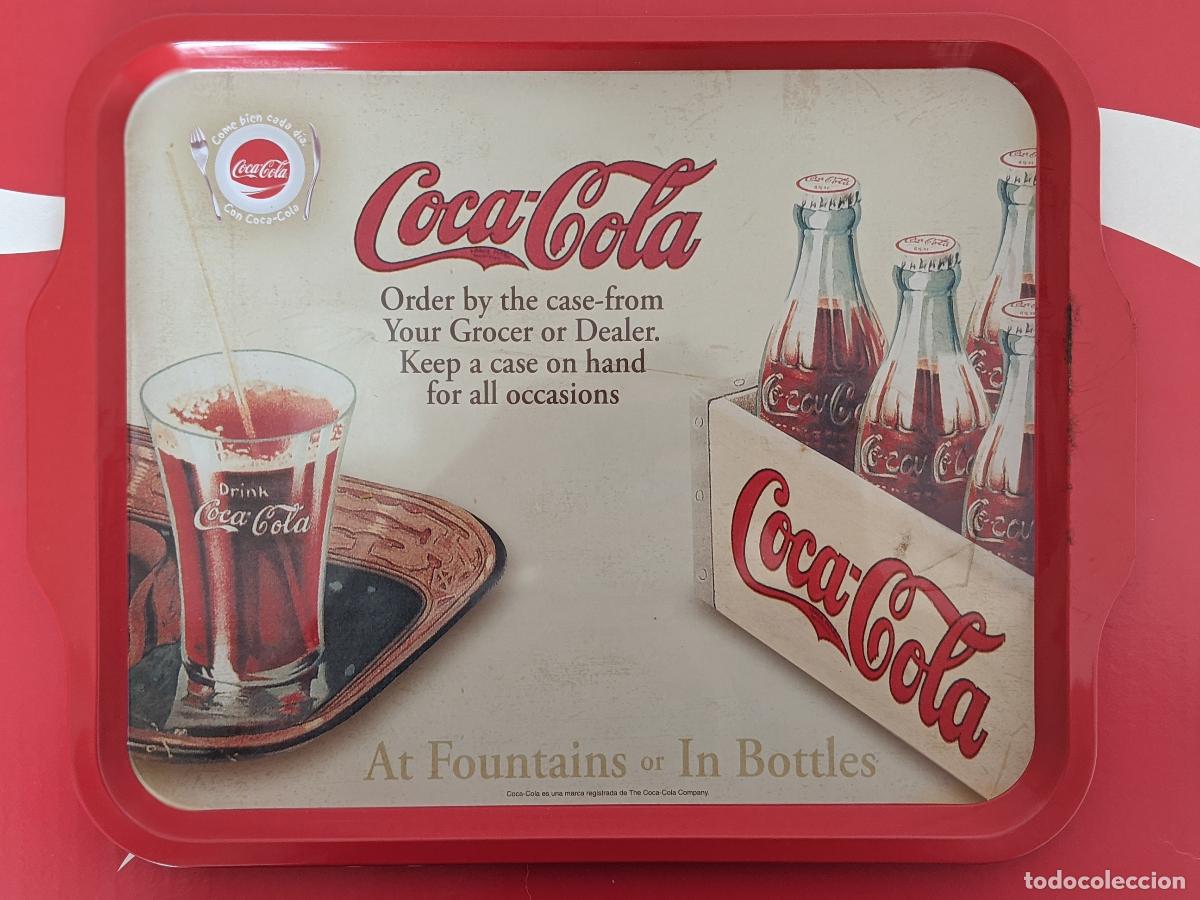 Libros: COCA COLA COLECCION BANDEJA 39X28 CLASICA METAL ORIGINAL GENUINO