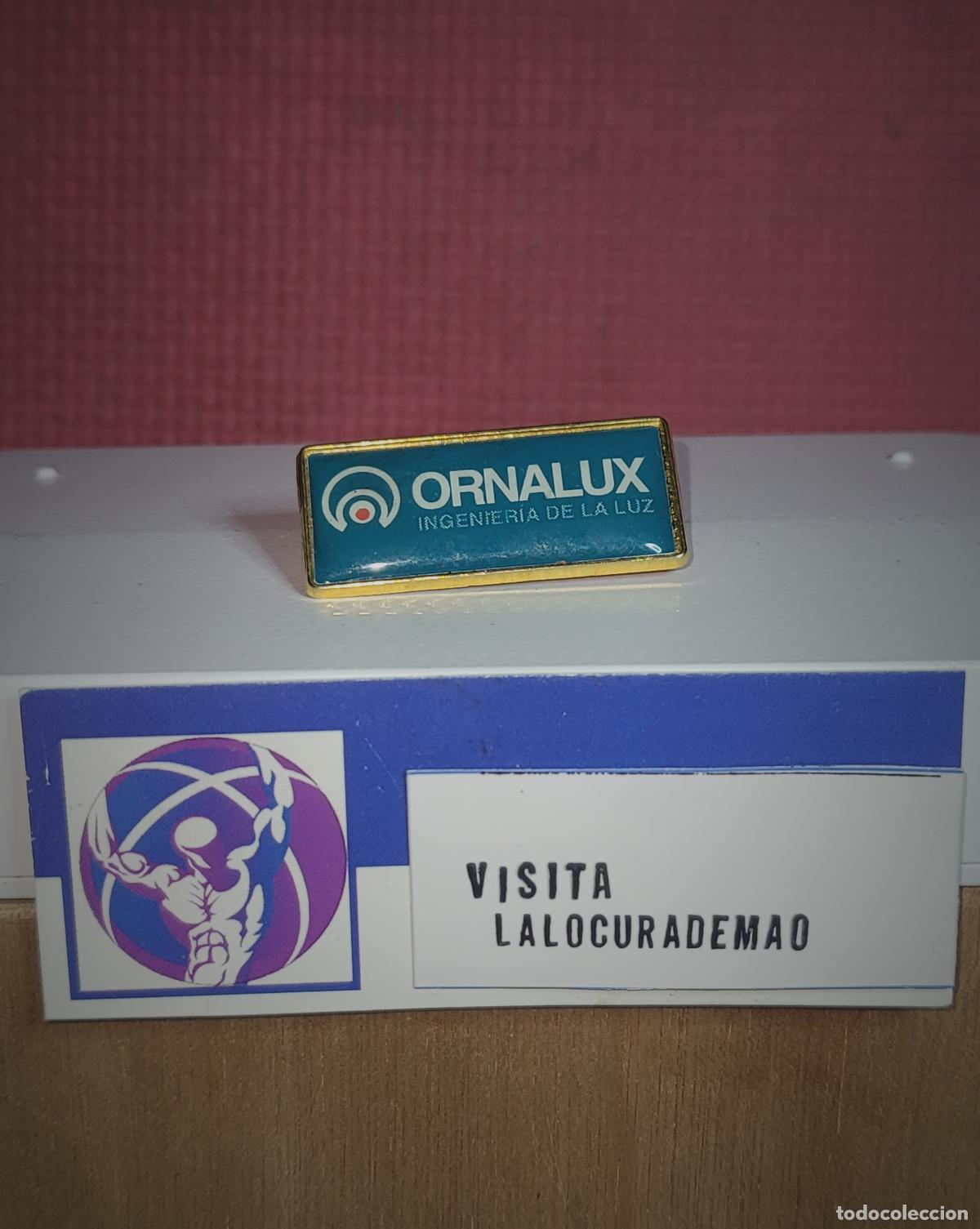 Libros: ORNALUX INGENIERIA LUZ PIN COLECCIONISMO BADGE NEEDLE BROCHE INSIGNIA COLLECT