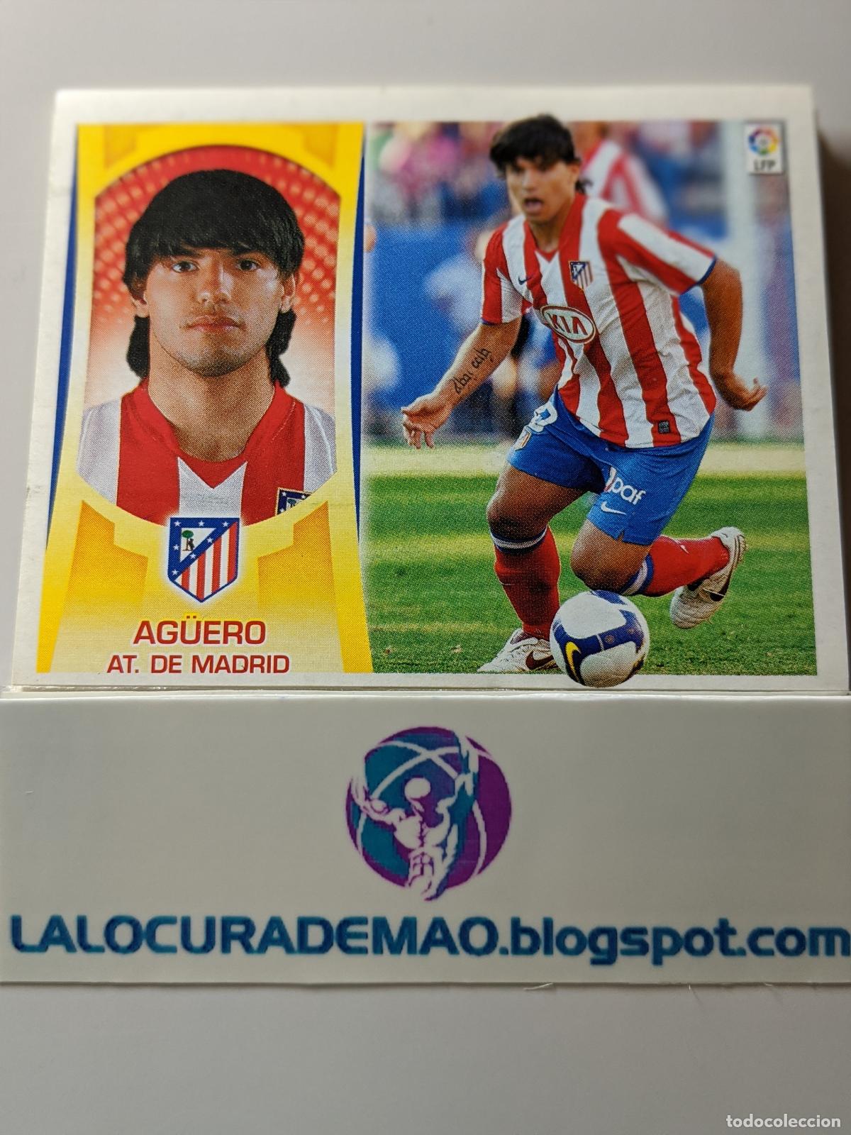 books: CROMO LIGA 2009 2010 AGUERO 14 ATLETICO ED. ESTE SIN PEGAR