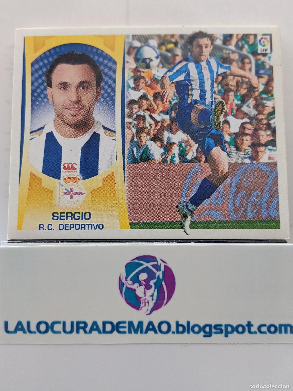 Libri di seconda mano: CROMO LIGA 2009 2010 DEPORTIVO SERGIO N: 10 ED. ESTE SIN PEGAR