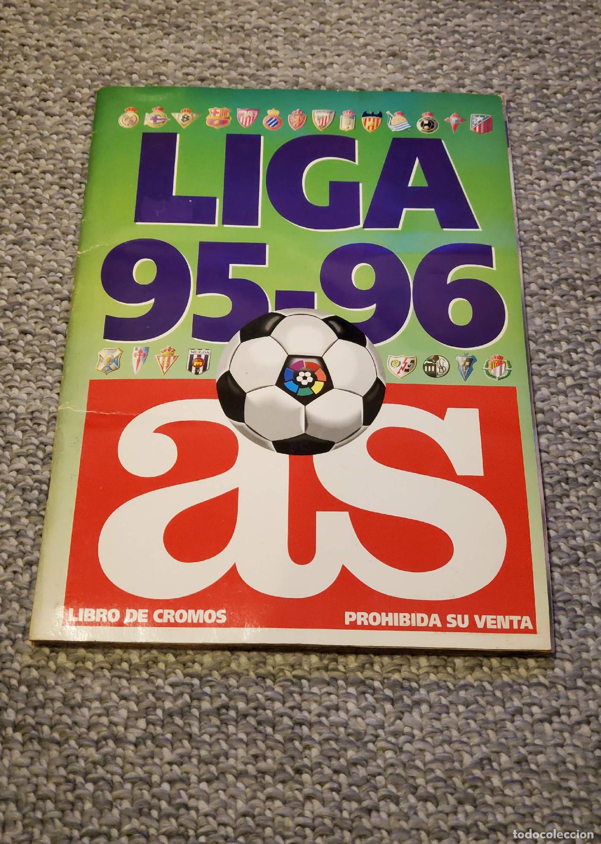 B&uuml;cher: ALBUM FUTBOL CROMOS LIGA AS 1995 1996 STICKS BUEN ESTADO CASI COMPLETO