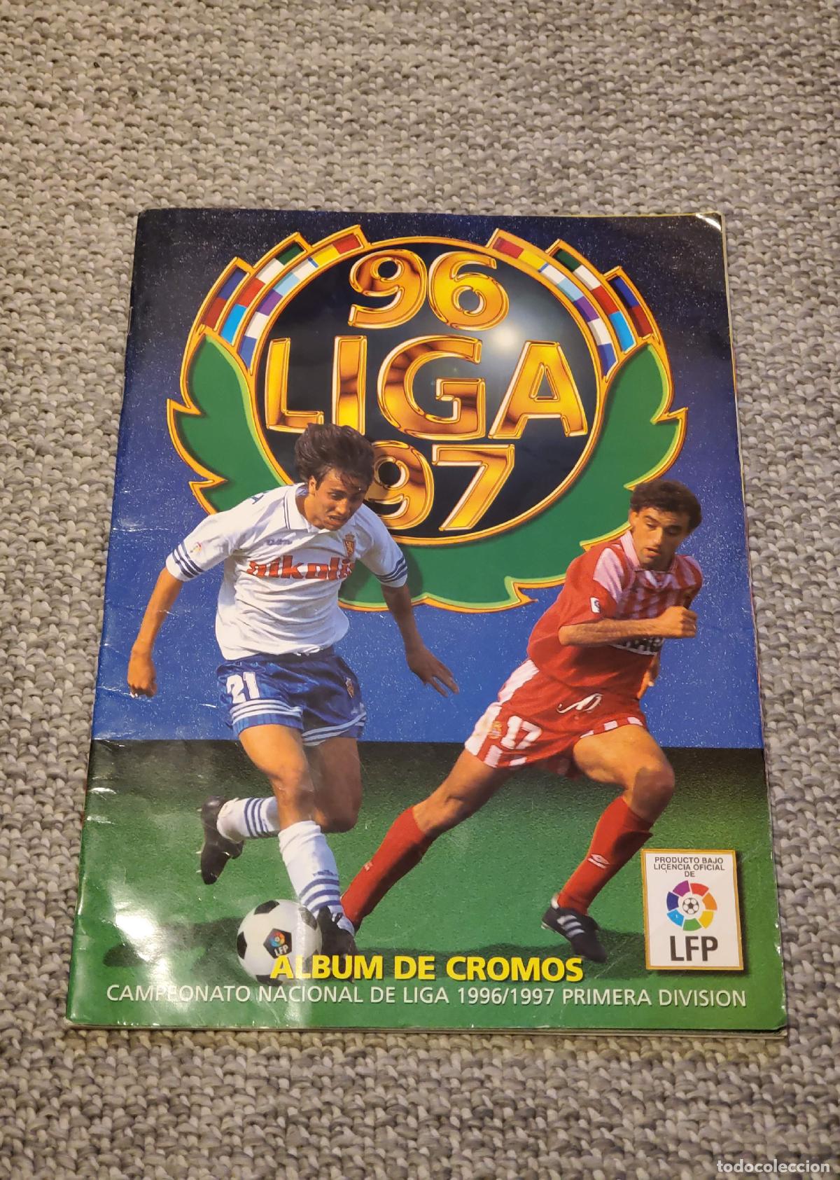 B&uuml;cher: ALBUM FUTBOL CROMOS LIGA ESTE 1996 1997 CASI COMPLETO LFP STICKS