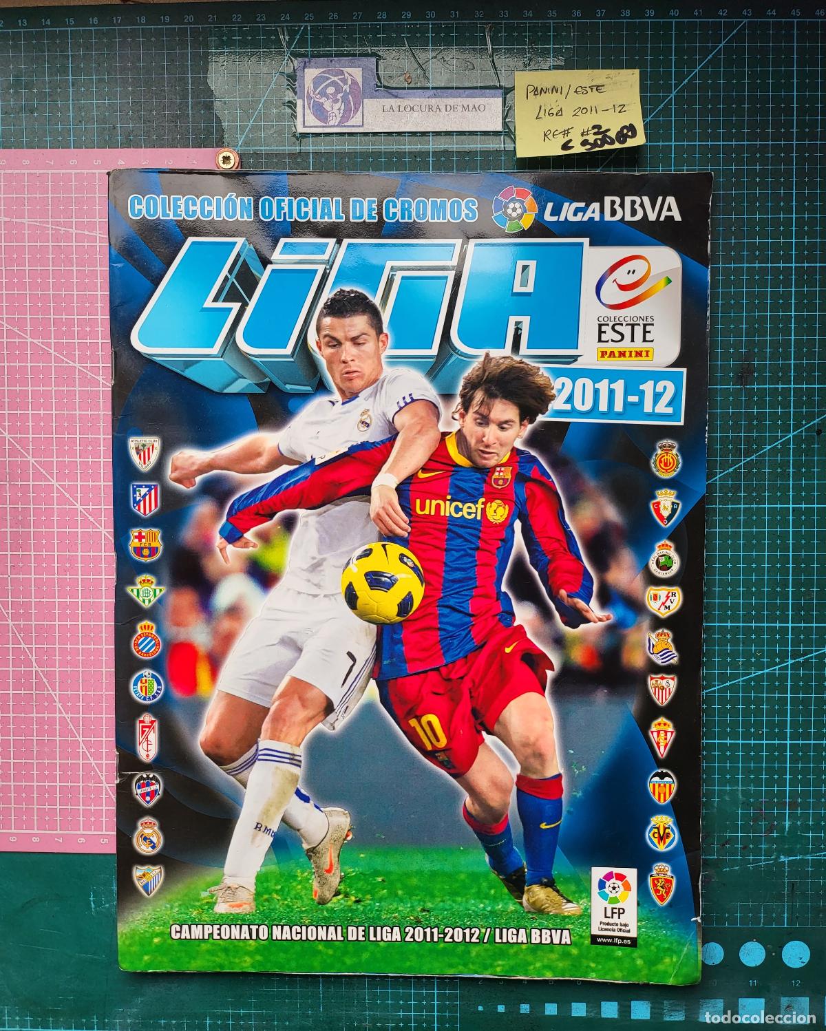 B&uuml;cher: ALBUM FUTBOL LIGA ESTE PANINI 2011 2012 REF 2 CROMOS CASI COMPLETO
