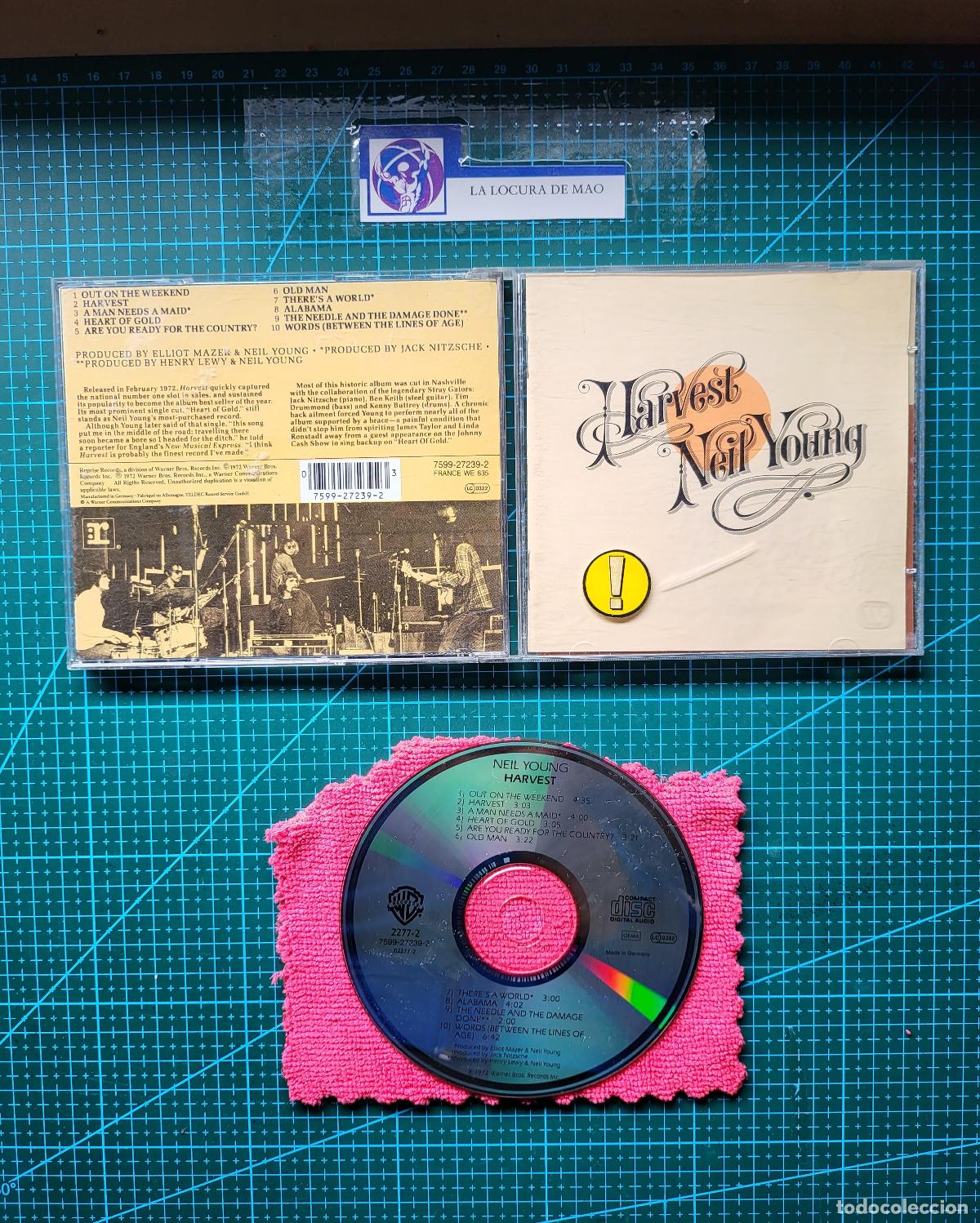 Libros: NEIL YOUNG HARVEST CD COMPACT DISC REPRISE -ORIGINAL USED - Foto 1