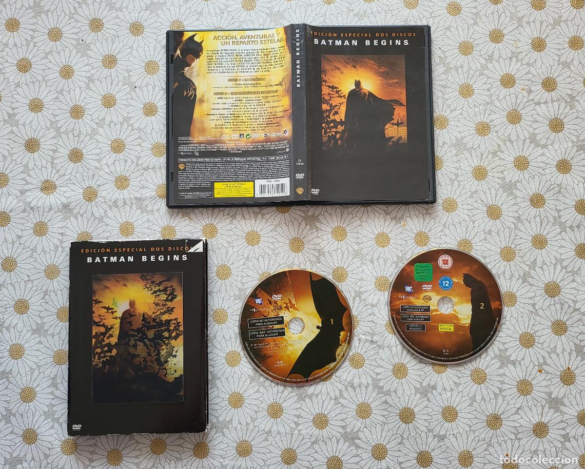 Libros: DVD BATMAN BEGINS ED. ESPECIAL HOLOGRAFICA IDIOMA CAST-ING WARNER BROS ORIGINAL