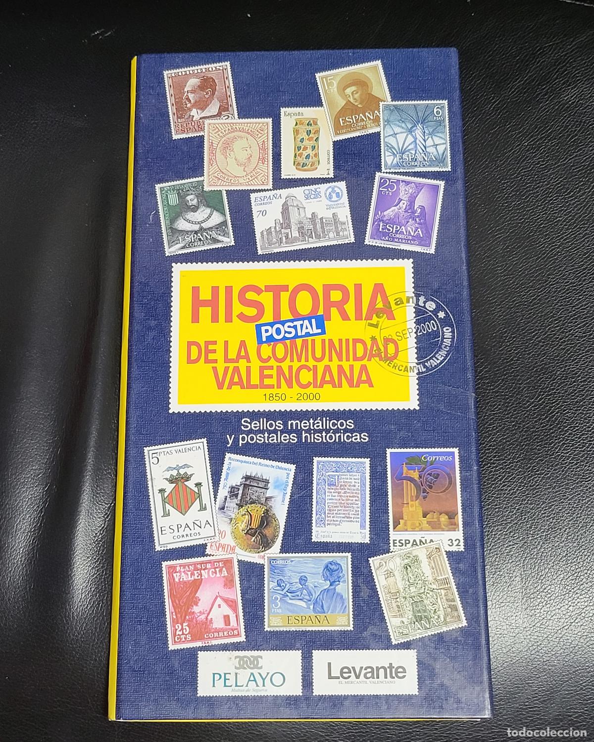 Libros: ALBUM CROMOS CASI COMPLETO SELLOS HISTORIA POSTAL COMUNIDAD VALENCIANA LEVANTE