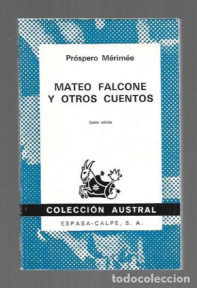 Libros: MATEO FALCONE Y OTROS CUENTOS - MERIMEE, PROSPER - Foto 1