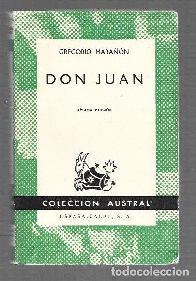 Libros: DON JUAN - MARA&Ntilde;ON, GREGORIO - Foto 1