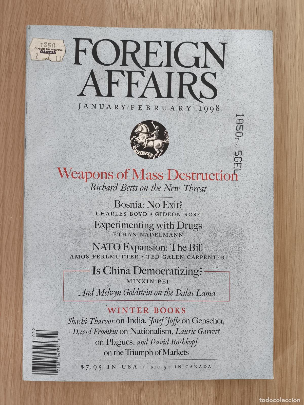 Libros: Foreign Affairs weapons of mass destruction - Foreign Affairs