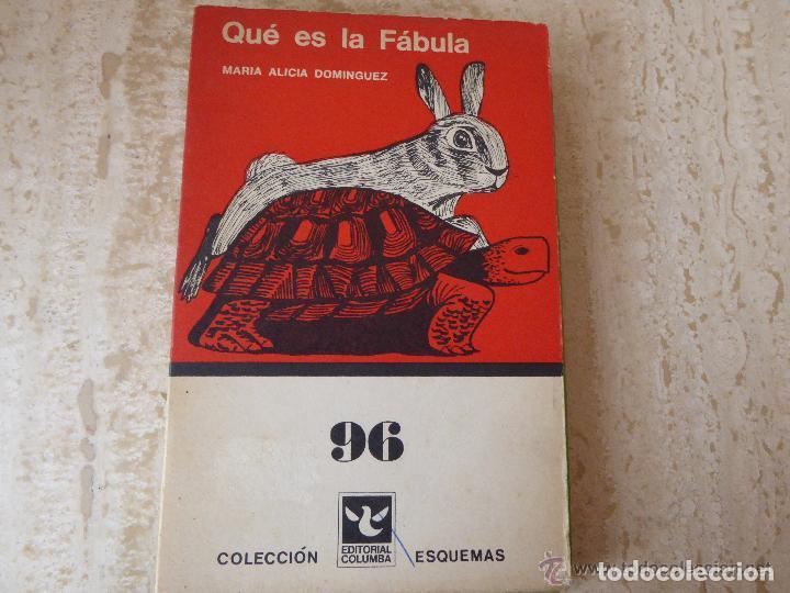 Libros: &iquest;Qu&eacute; es la f&aacute;bula? - M&ordf; Alicia Dom&iacute;nguez. - Foto 1