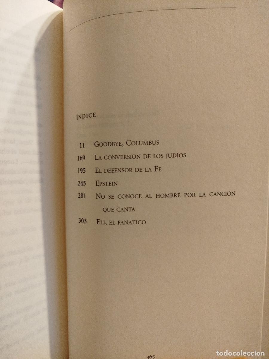Libros: Goodbye, Columbus - Roth, Philip - Foto 6