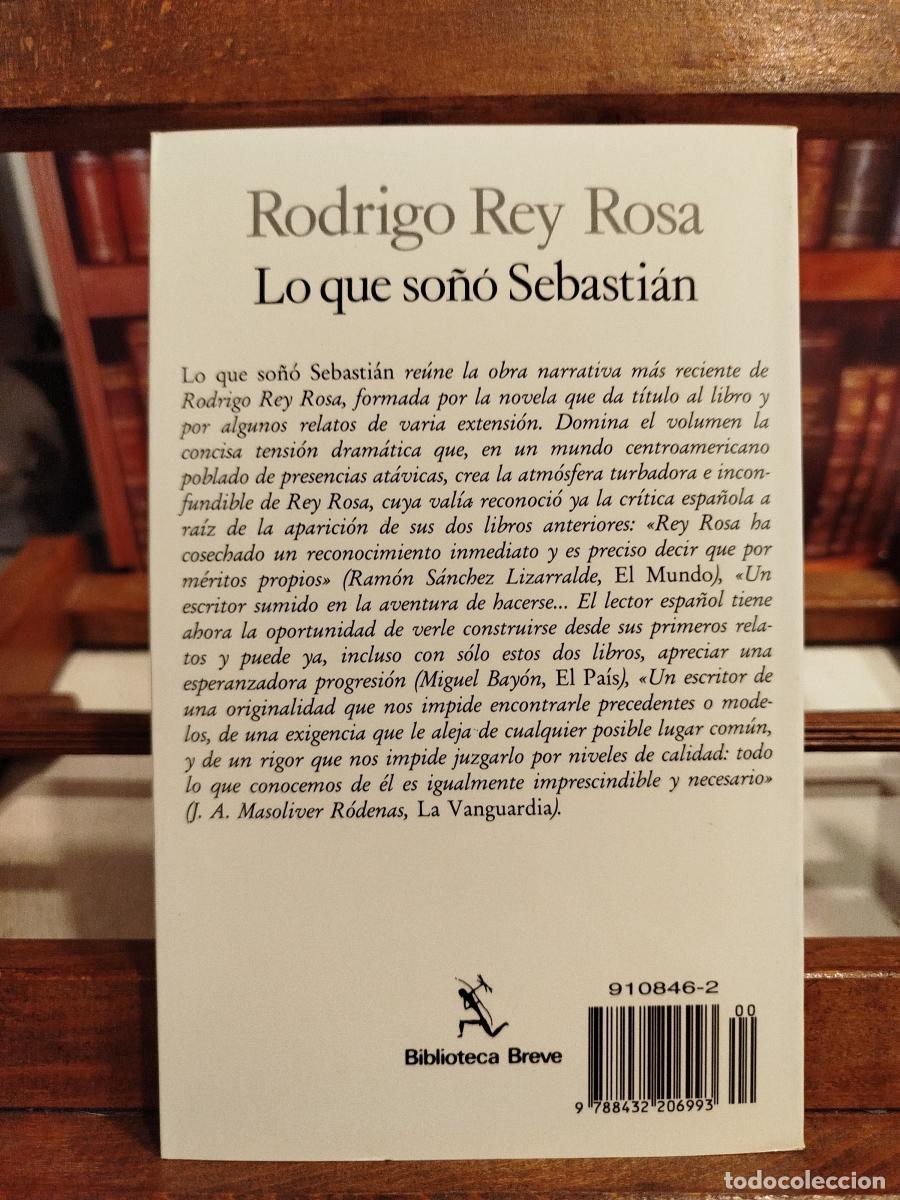 Libros: Lo que so&ntilde;&oacute; Sebasti&aacute;n - Rodrigo Rey Rosa - Foto 2