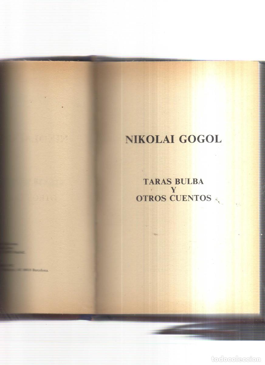 Libros: TARAS BULBA Y OTROS CUENTOS NIKOLAI GOGOL - Foto 2