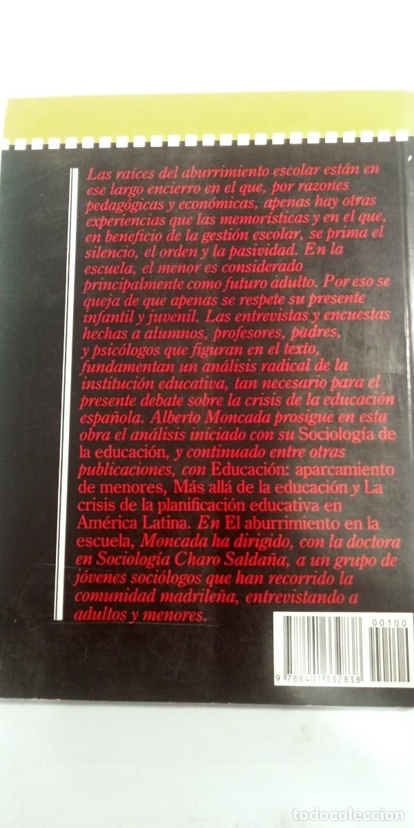 Libros: El aburrimiento en la escuela Alberto Moncada - Foto 2