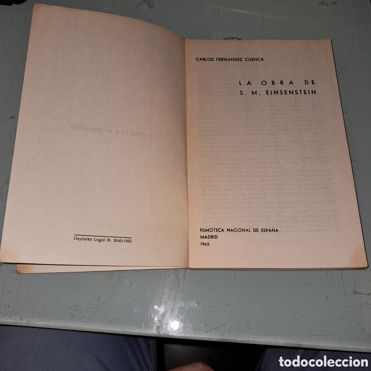 Libros: S.M.Eistein, Carlos Fern&aacute;ndez Cuenca, 1965 - Foto 3