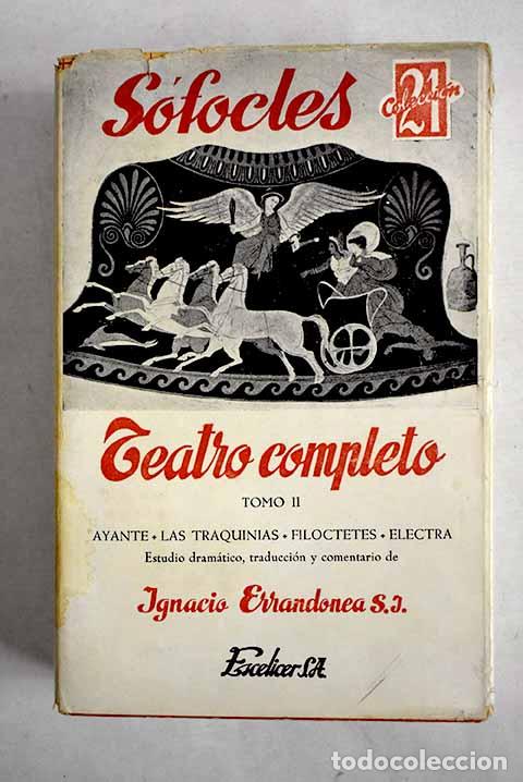 Libros: Teatro completo de S&oacute;focles, tomo II.- S&oacute;focles - Foto 1