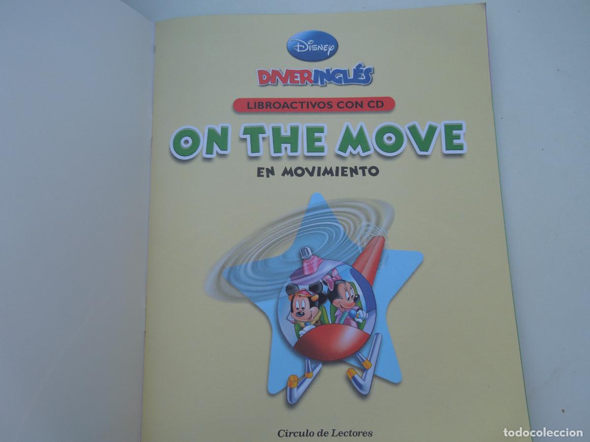Libros: DIVERINGL&Eacute;S - ON THE MOVE - LIBRO ACTIVO CON CD - DISNEY - EVEREST 2012 - Foto 2
