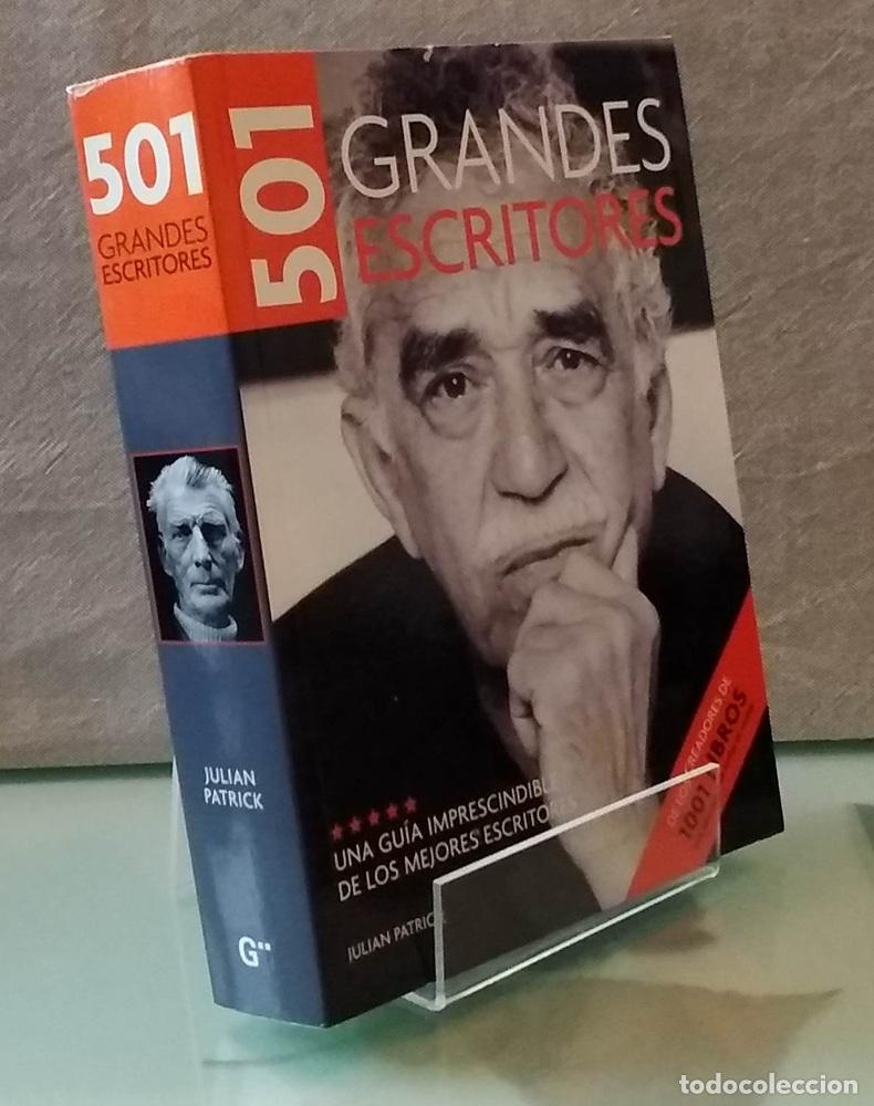 Livros em segunda m&atilde;o: 501 grandes escritores. Una gu&iacute;a imprescindible de los mejores escritores - Julian Patrick