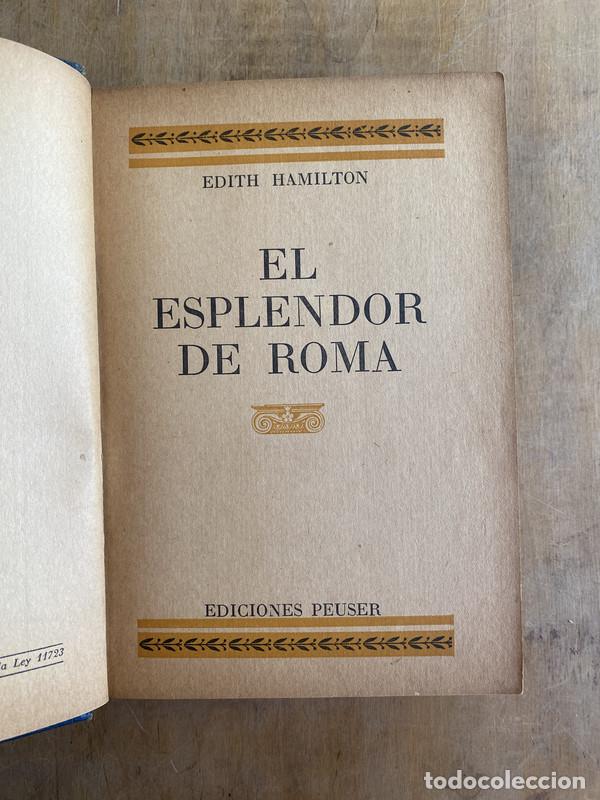 Libros: El esplendor de Roma - Hamilton Edith - Foto 1