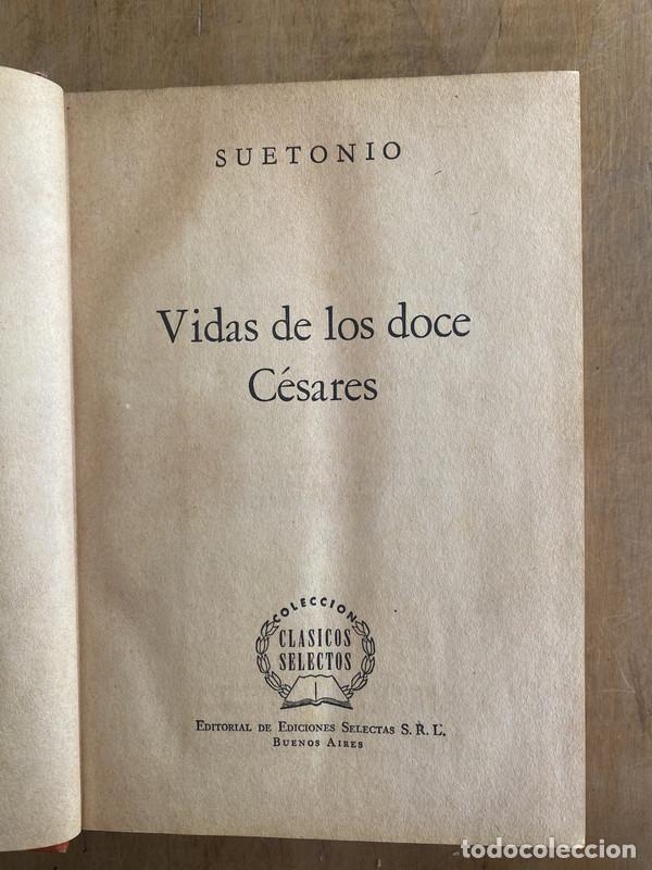 Libros: Vida de los doce Cesares - Suetonio - Foto 1