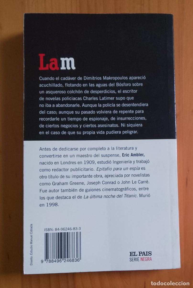 Libros: LA MASCARA DE DIMITRIOS - ERIC AMBLER - Foto 2
