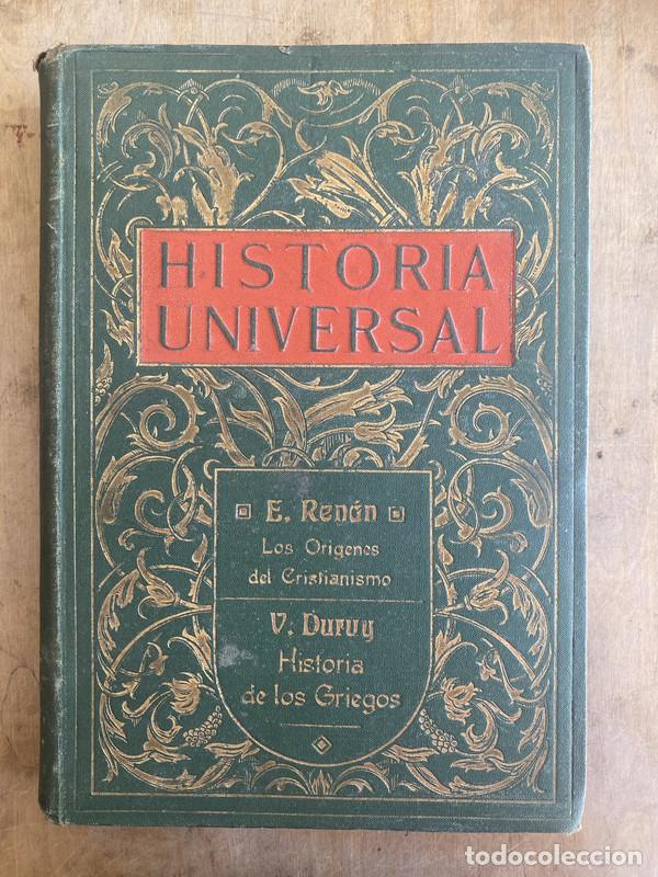 B&uuml;cher: Los origenes del cristianismo. Historia de los griegos - Renan; Duruy