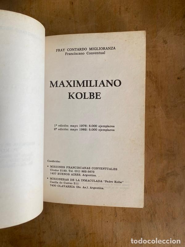 Livros em segunda m&atilde;o: Maximiliano Kolbe - Miglioranza Contardo Fray