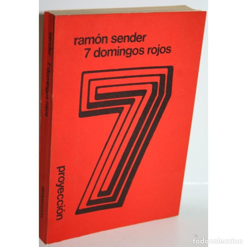 Libros: SIETE DOMINGOS ROJOS - SENDER, Ram&oacute;n J. - Foto 1