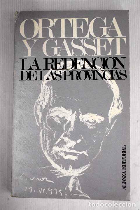 Libros: La redenci&oacute;n de las provincias.- Ortega y Gasset, Jos&eacute;
