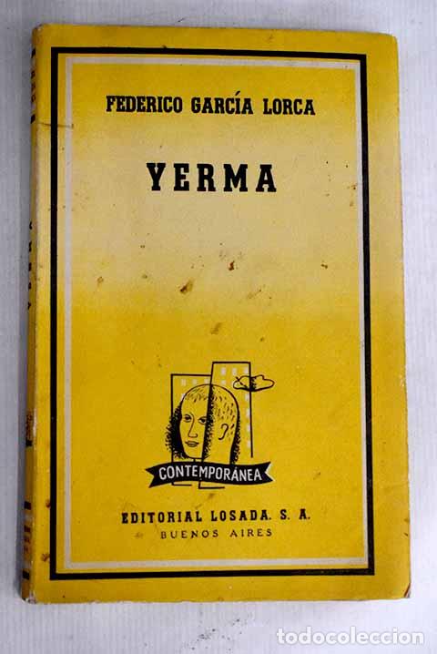 Libros: Yerma: Garc&iacute;a Lorca, Federico.- Garc&iacute;a Lorca, Federico