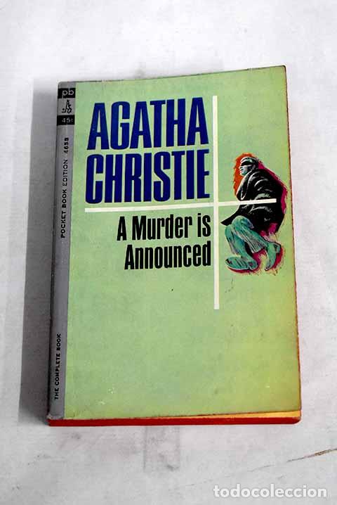 Libros: A murder is announced.- Christie, Agatha
