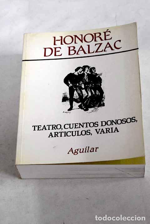 Libros: Obras completas, tomo VI.- Balzac, Honor&eacute; de - Foto 1
