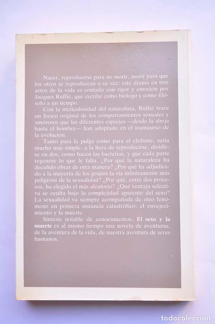 Libros: El sexo y la muerte - RUFFI&Eacute;, Jacques - Foto 3