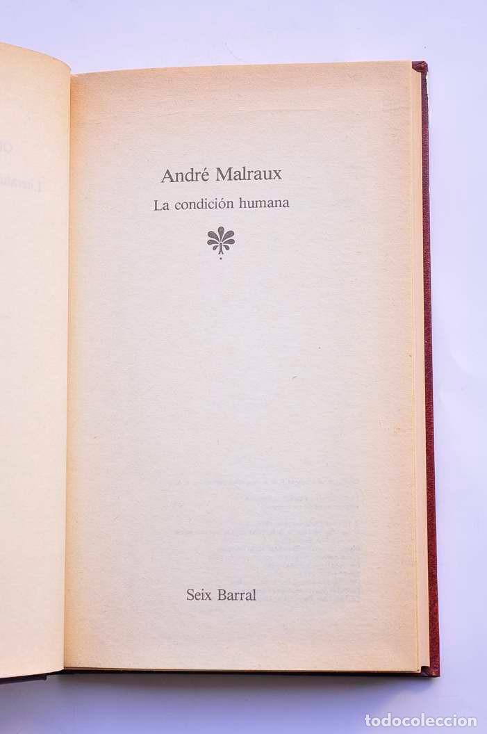 Libros: La condici&oacute;n humana - MALRAUX, Andr&eacute; - Foto 2